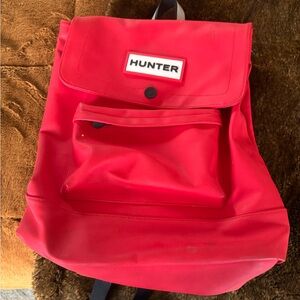 Red backpack